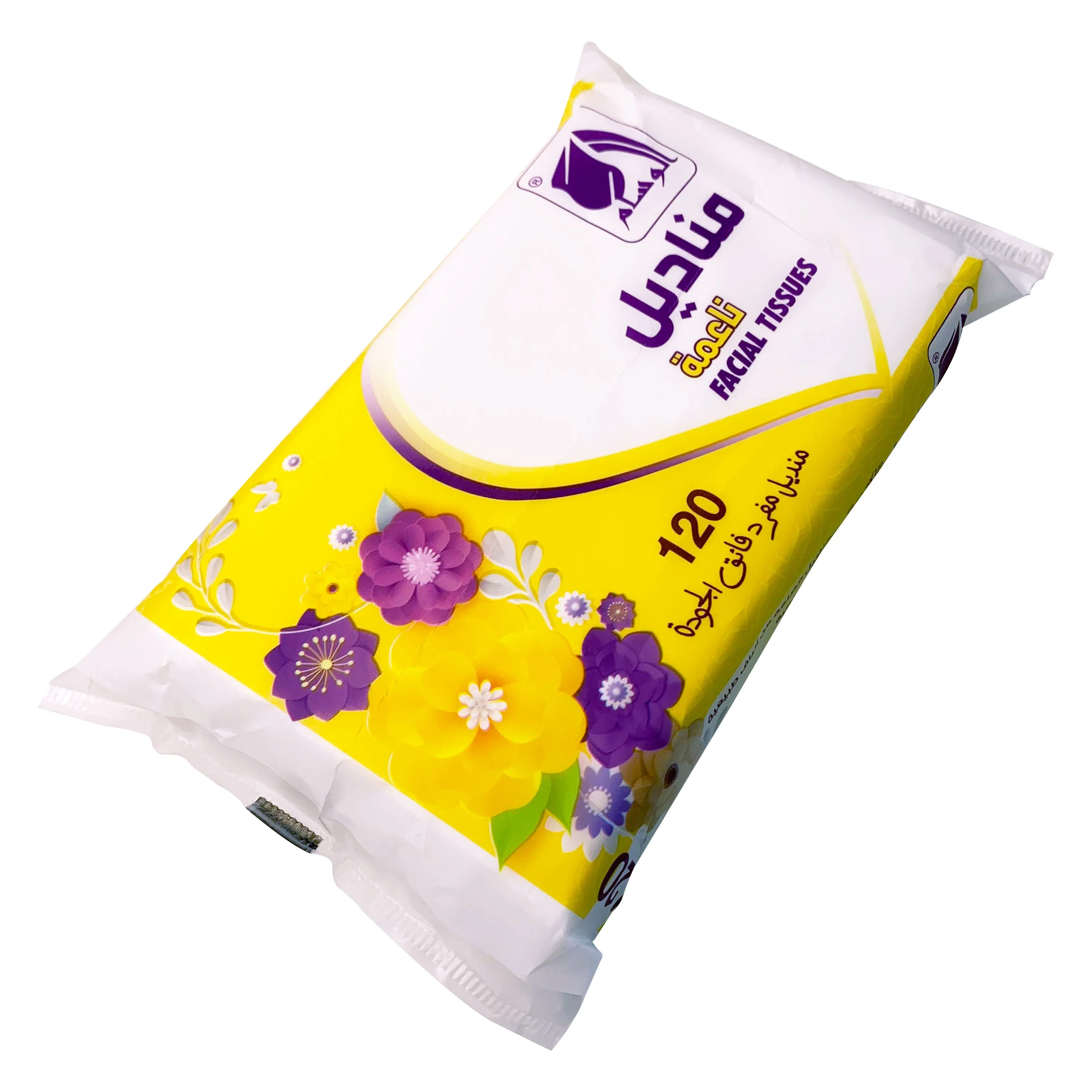 OEM Facial Tissue Paper Soft Pack Made by Facial Tissue Supplier, Soft Color Bag Facial Tissue Paper