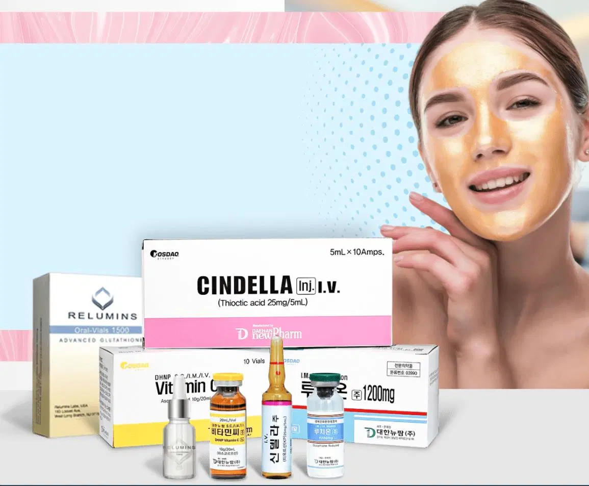 Luthione Vitamin C + Cindella Whitening Injection for Skin