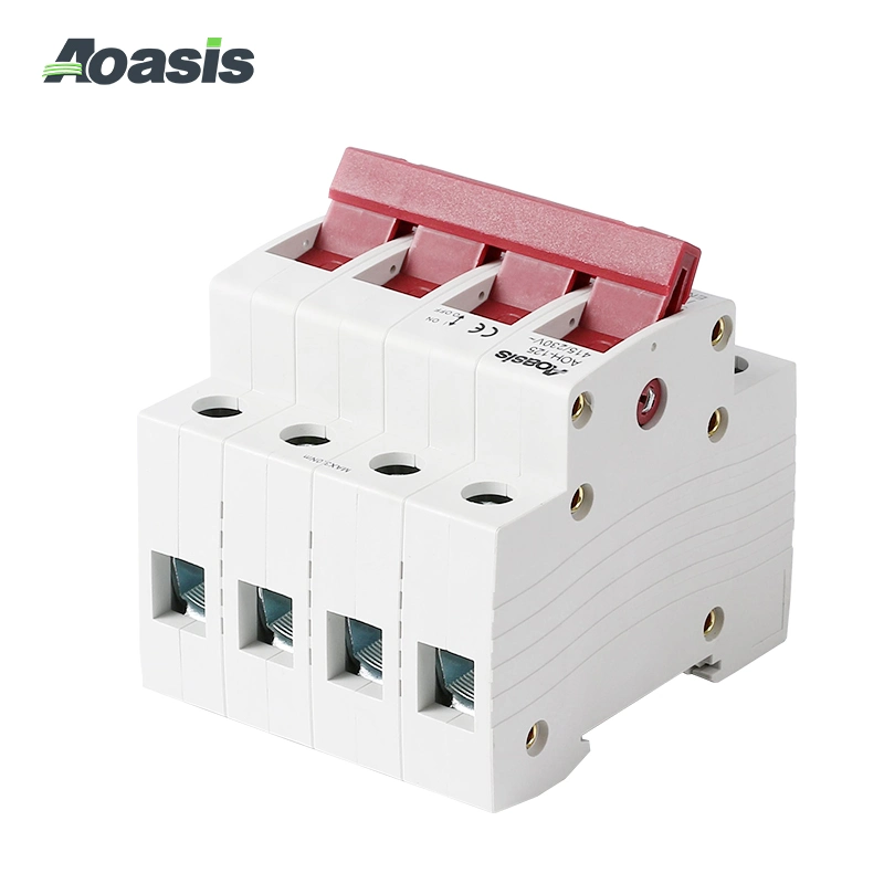 High quality/High cost performance  Aoasis Aoh-125 4p Isolation Switch with CE Certification Load Isolating Switch