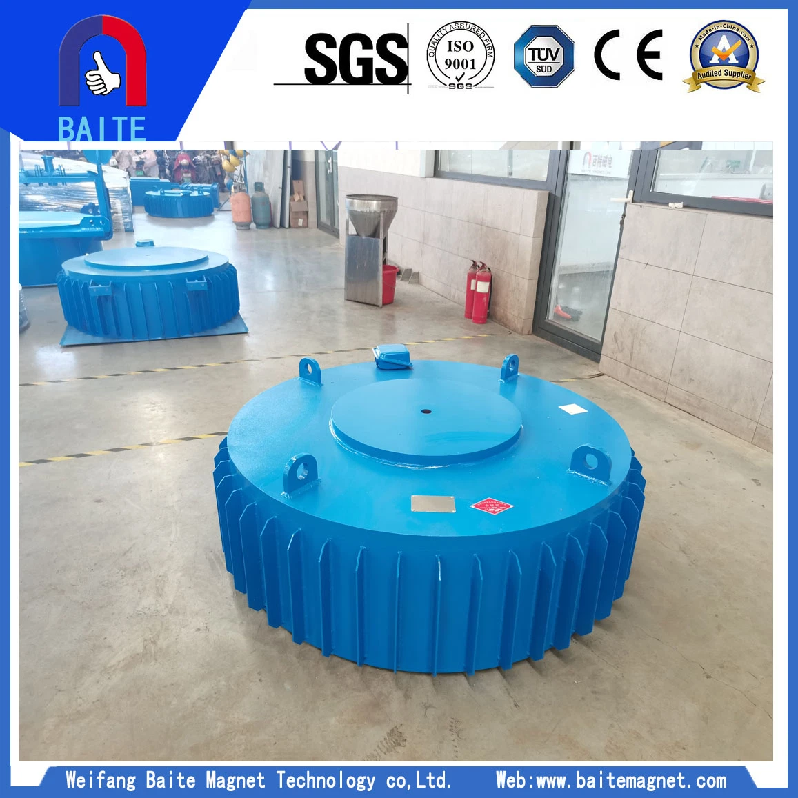 Neodymium Magnet Separator Dry Suspension Electromagnetic Separator for Energy Chemicals