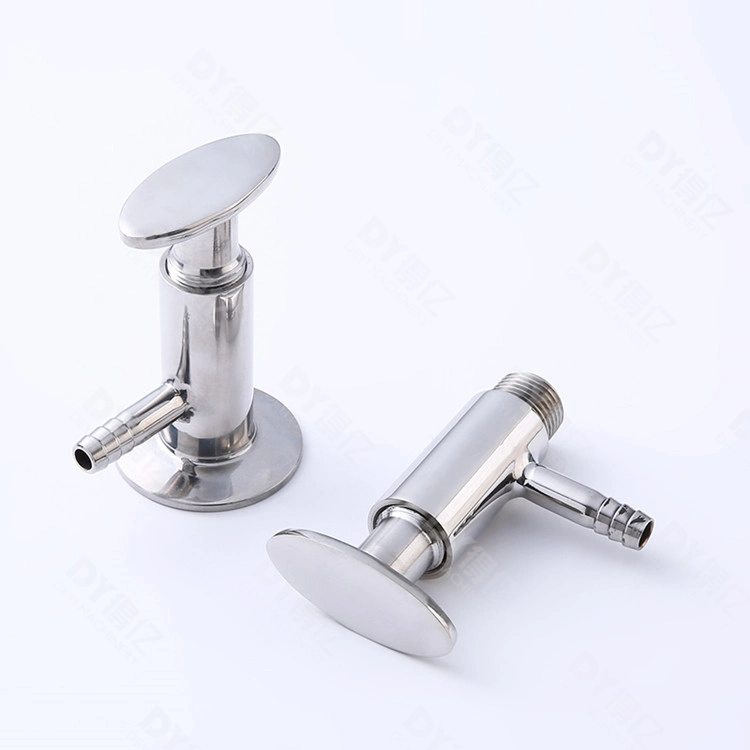 Deyi Food Grade SS304 316 Stainless Steel Sanitary Male Thread Sampling Valve