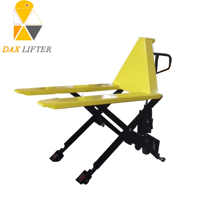 Daxlifter Brand 1500kg Hydraulic Portable High Level Electric Pallet Truck