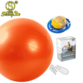 Eco-Friendly Sport Gym Printed Logo Foam 45/55/65/75cm PVC Yoga Balls