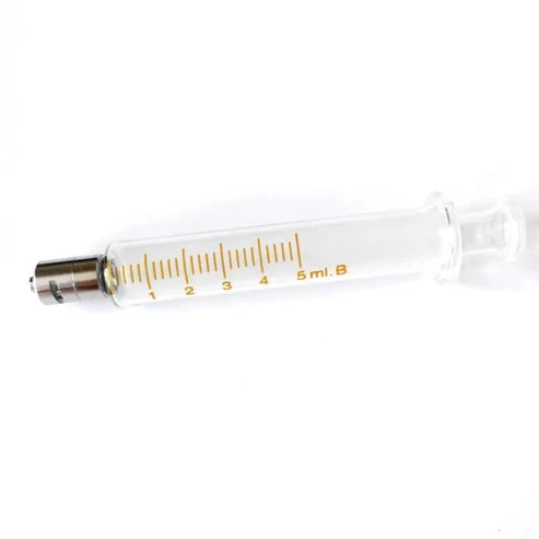 10ml 20ml 30ml 50ml Luer Lock metálico consejos y las agujas y jeringas de vidrio Accesorios