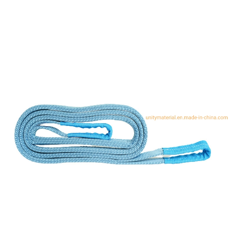 2t 3m Emergency 1, 000 Kg 2t 10 Ton Single Ply Safety Factor 7: 1 Flat Polyester Textiles Soft Sling of Webbing Sling Color Code Heavy Lifing Double Eyes Belts