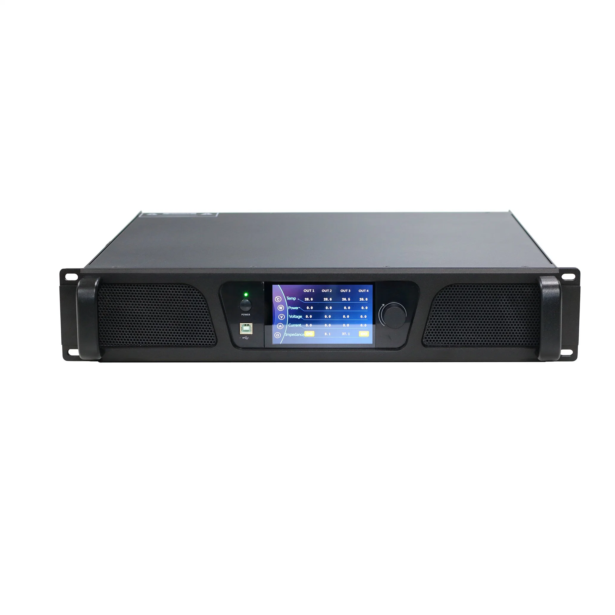 Professional Audio Network 4 Channels 1000W 8 Ohm Power Sound Amplifier with DSP Software Control System