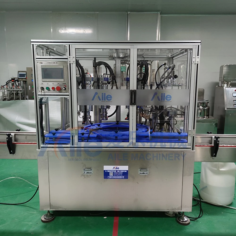 Advanced Skin Care Products Factory Al-Qwey-3 Sunscreen Spray Bov Aerosol Filling Equipment