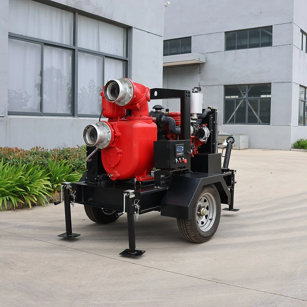 OEM Factory Direct High Capacity Trailer Type Water Pump Set Station for Control Flood