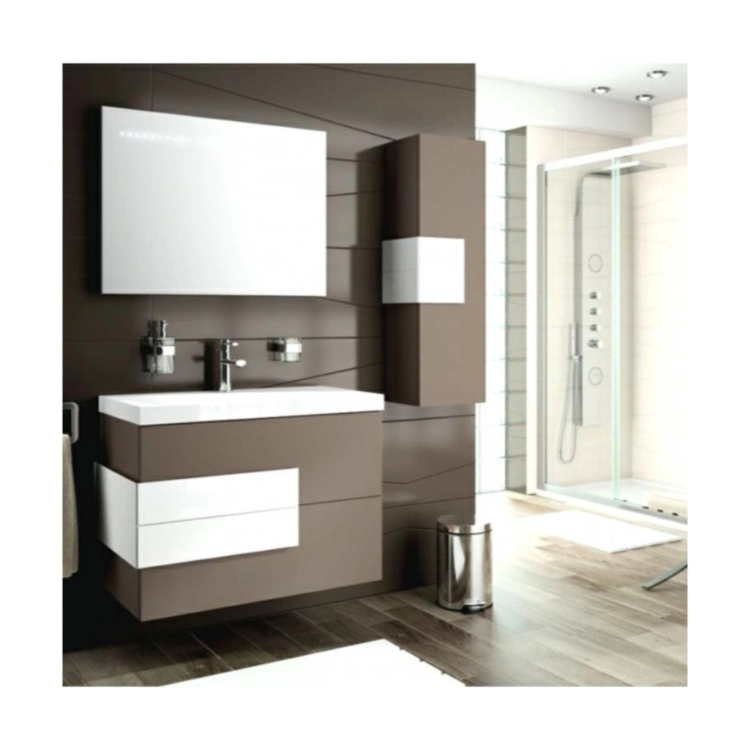 Orienter Enregistrer coût Meubles de salle de bains meuble de toilette meuble de toilette Fabricant de salle de bains Meuble-lavabo double de luxe Vanityhot sale