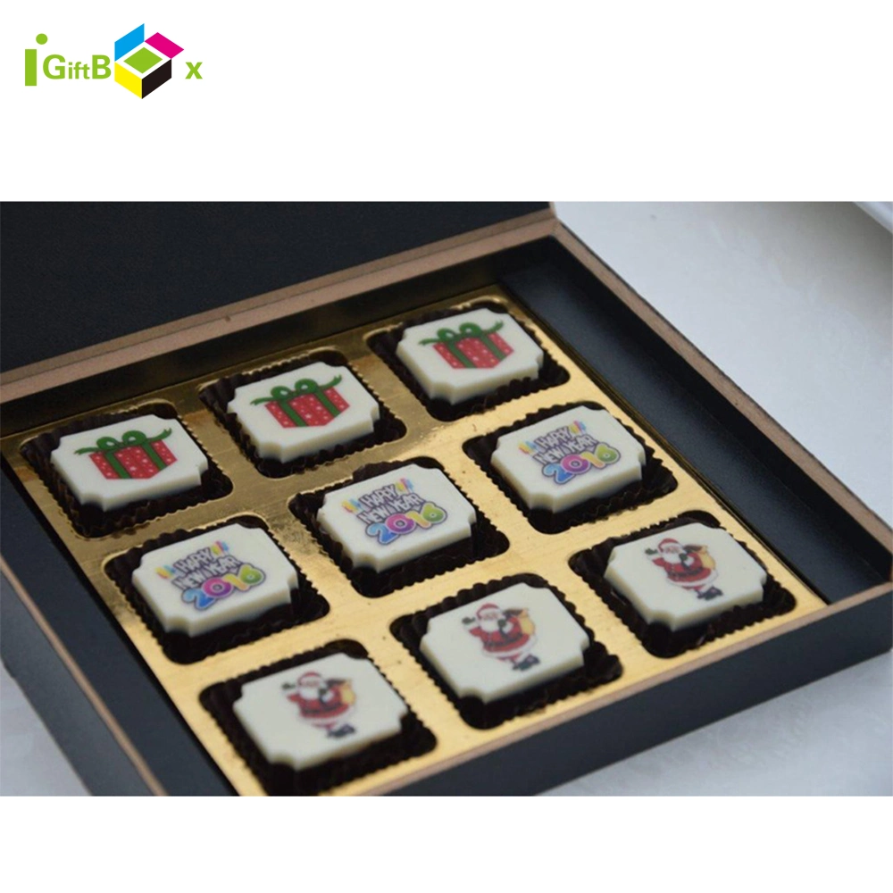 Food Safety Bronze Foiled Chocolate Bar Packaging Box Custom Copper Foiled Chocolates Box Chocolate Boxes Packing