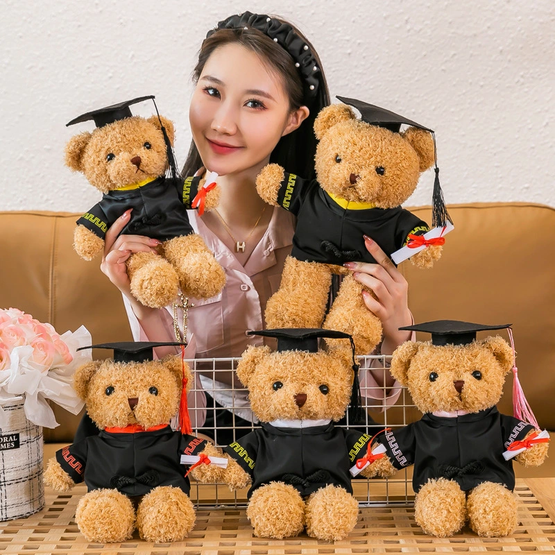 High Quality Graduation Gift Custom Plush Stuffed Doctor Teddy Bear Toy