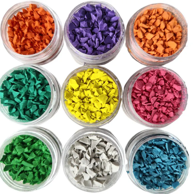 Eco-Friendly High Elastic TPR Particles Recycled Rubber Prices Colored EPDM Rubber Granules