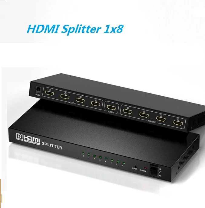 1X8 HDMI Splitter 8 Port 1 in 8 out