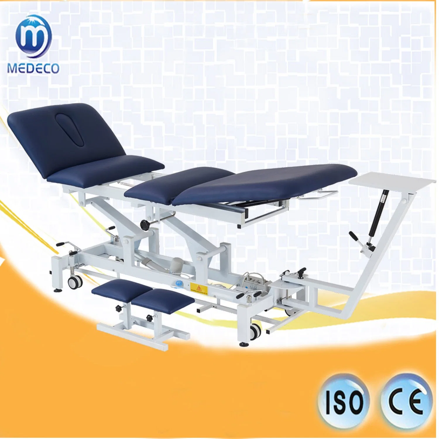 Deluxe 4 Section Hi Lo Electric Chiropractic Traction Massage Table Me-C101f