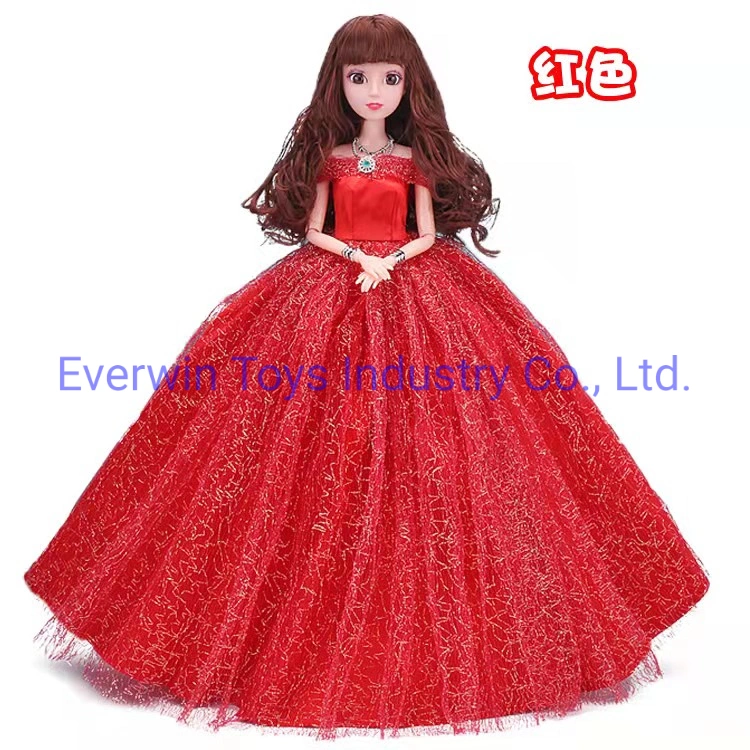 Plastic Toy Christmas Gift Doll Wedding Clothes for 1/6 Doll