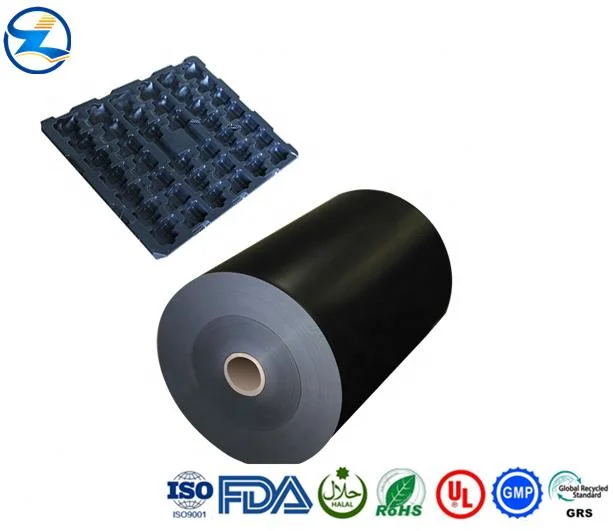 Antistatic ESD Tray HIPS PP Pet Sheet Film for Electronic Component Package