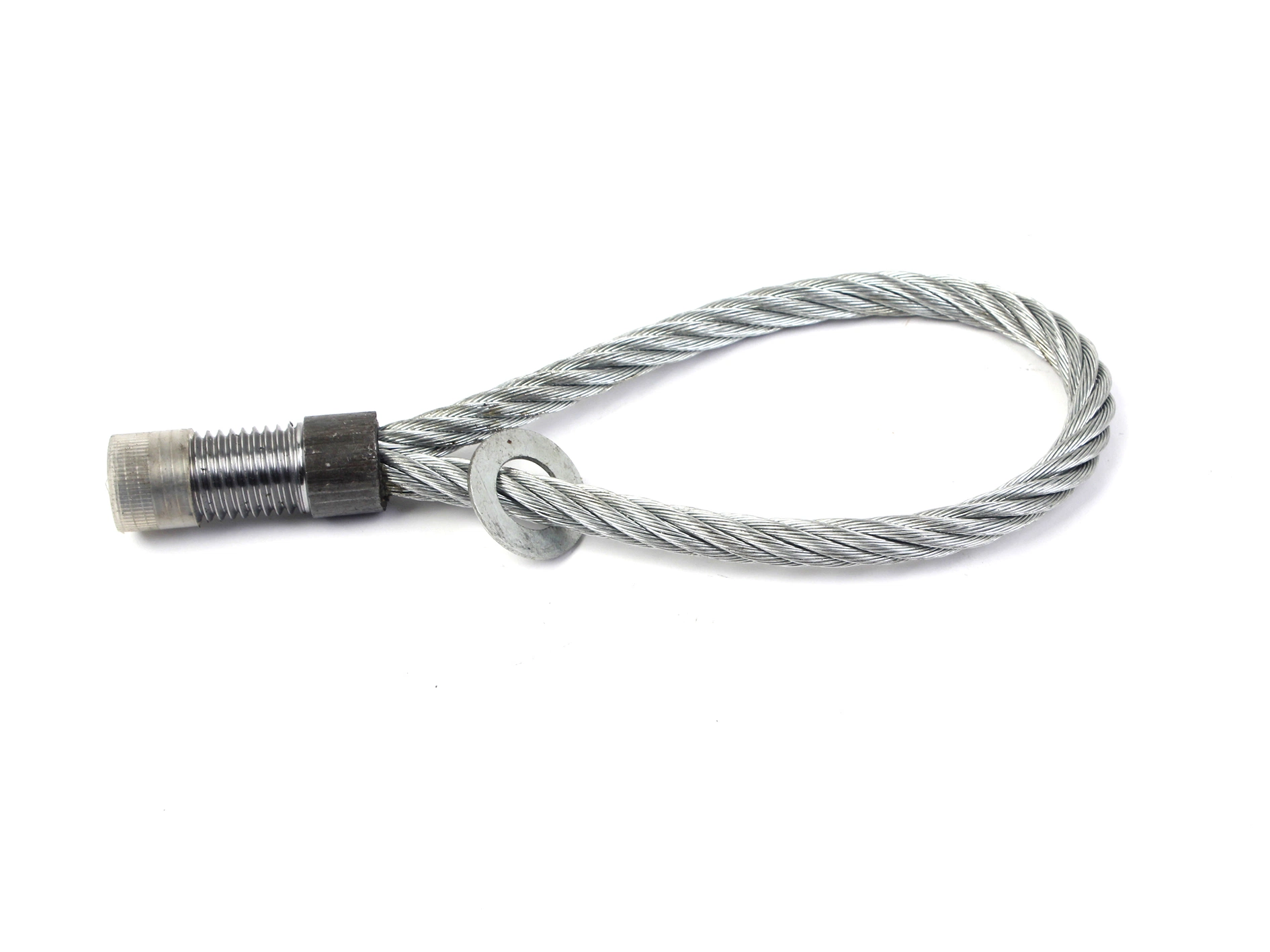 Lifting Sling Insert Braided Steel Wire Rope Sling Assembly Reinforced Threaded Sleeve