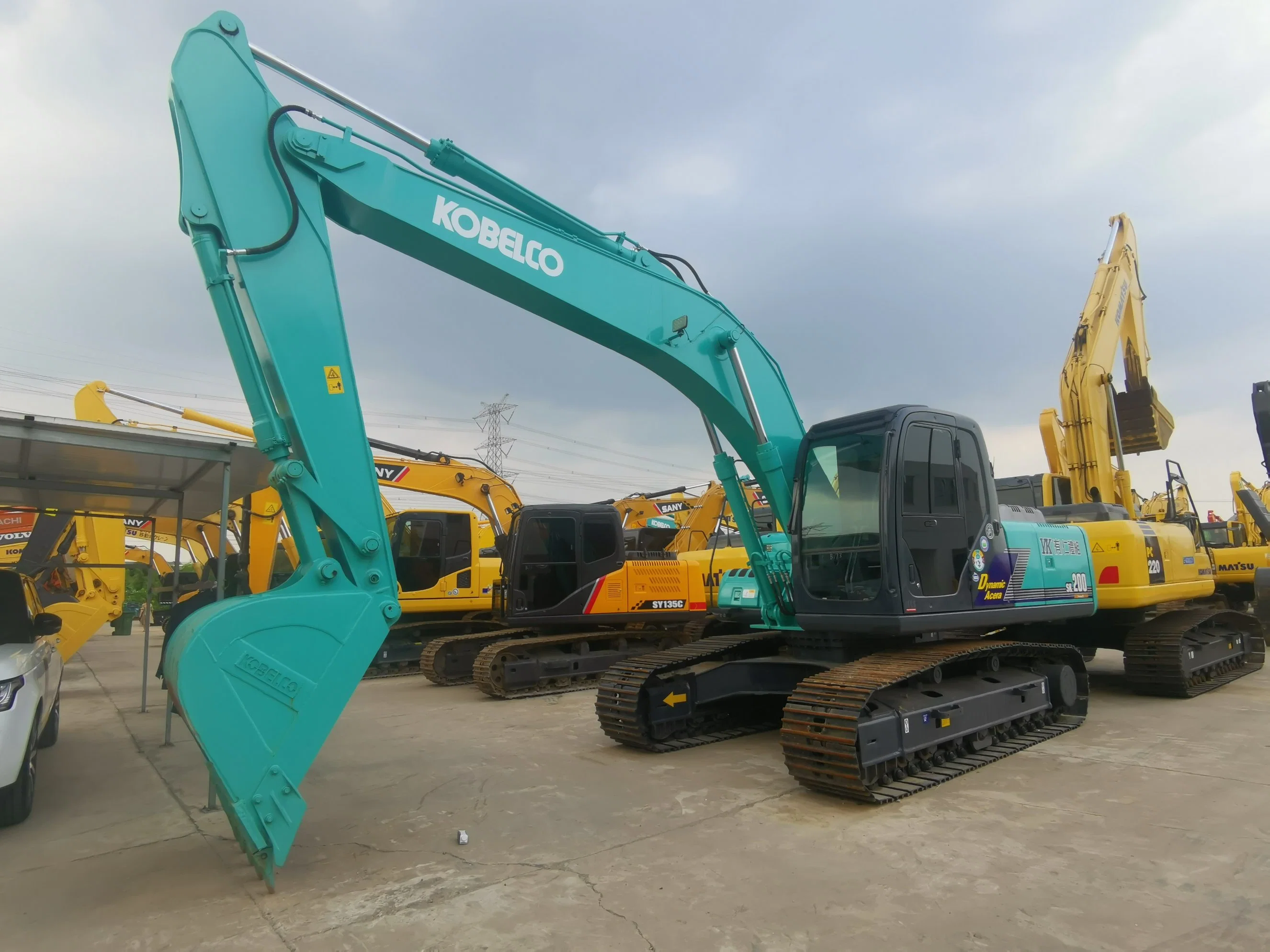 Usa hidráulica excavadora de cadenas de Kobelco SK200