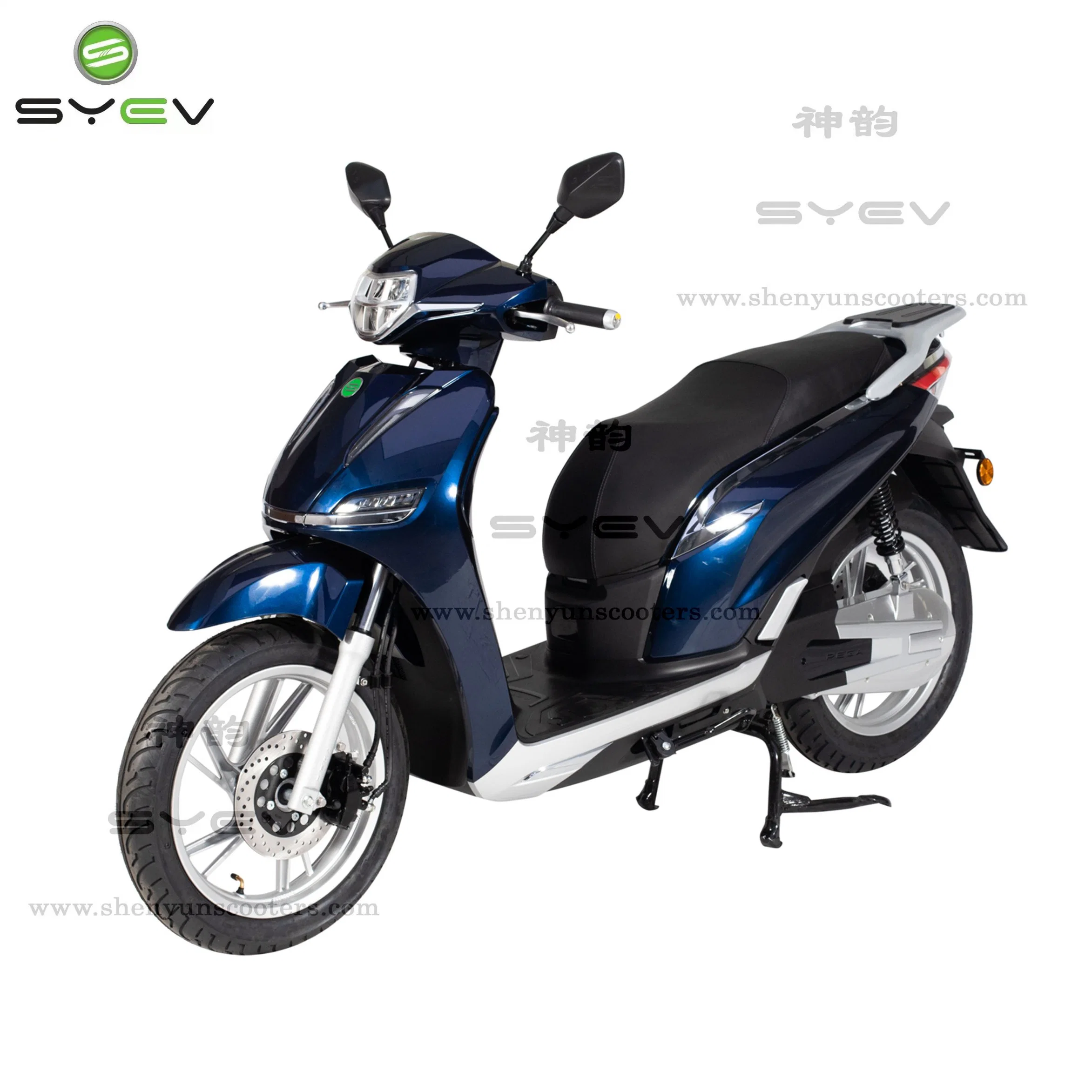 Shenyun 72V45ah 1500W Power 2 Wheel Electric Motorcycle for Adult with EEC