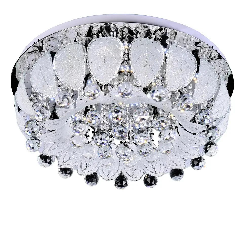 Antique Crystal LED Ceiling Light for Living Room Bedroom