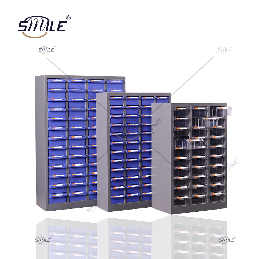 Smile Multi-Plastic Drawer Space Organizer Steel Spare Parts Storage Cabinet