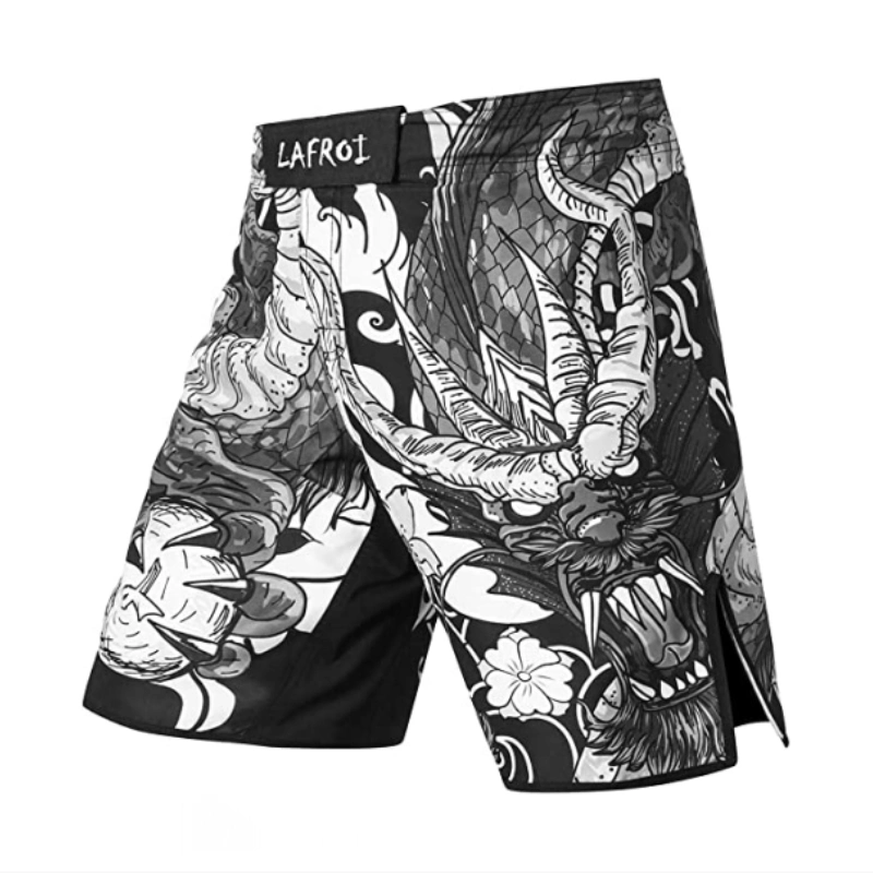 Short MMA polyester Wholesale/Supplier Short MMA Black Short Short vêtements thaïlandais Boxer MMA