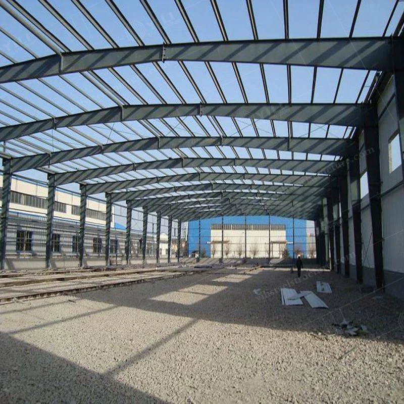 Fortalecer la sección de alta prefabricados H marco de la construcción de la estructura de acero para almacén taller