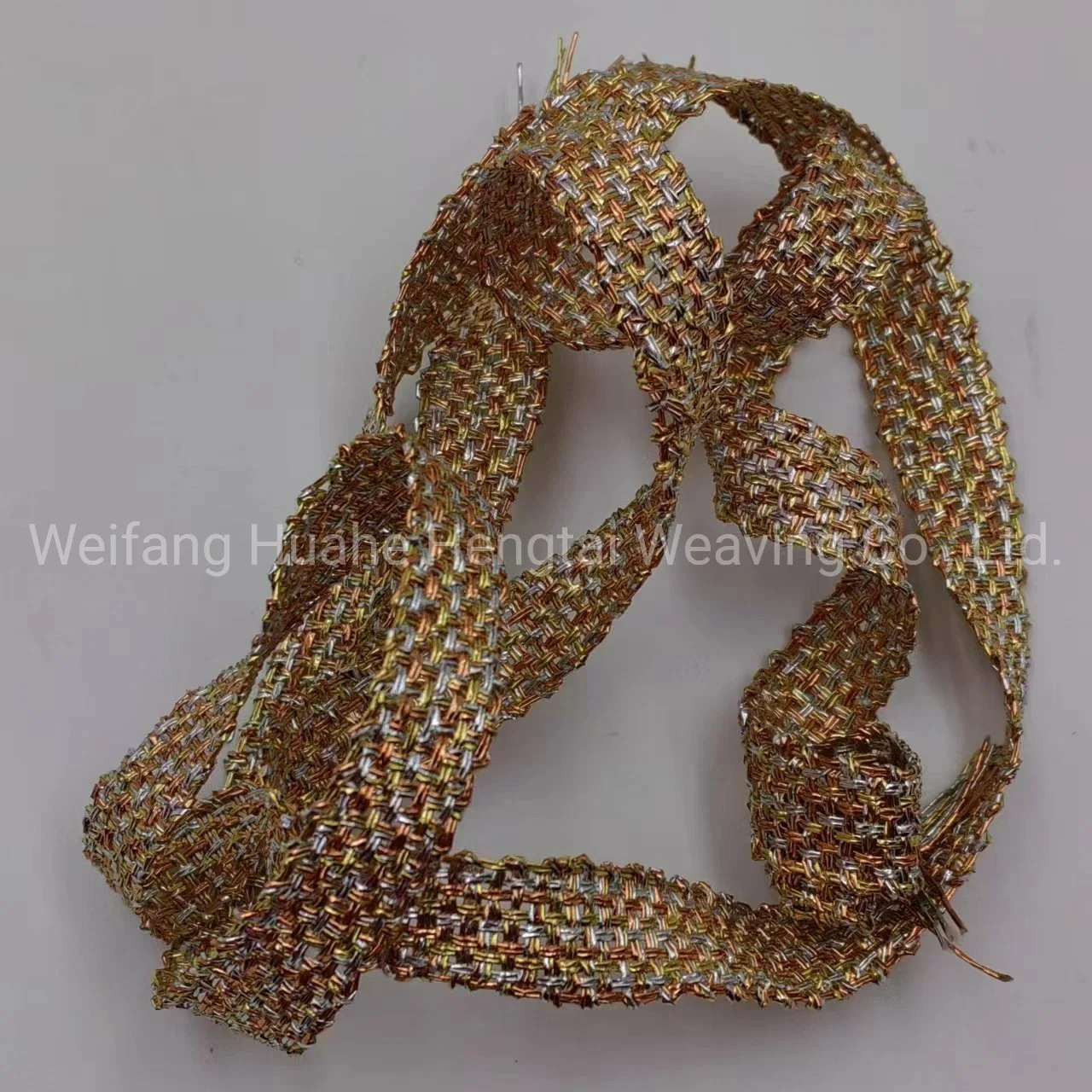 Gold and Silver Webbing Gift Packaging Flash Ribbon Packaging Accessories