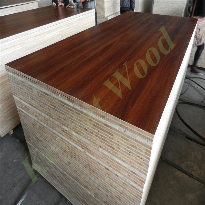 Wholesale Block Boards Core Plywood Paulownia Pine Poplar Surface Melamine for Cabinet