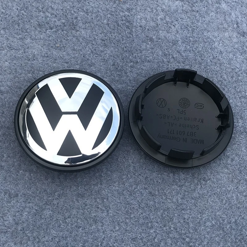 Car Accessories ABS Car Emblem Badge Car Wheel Center Cap Rims Hup Cap Alloy for Volkswagen VW