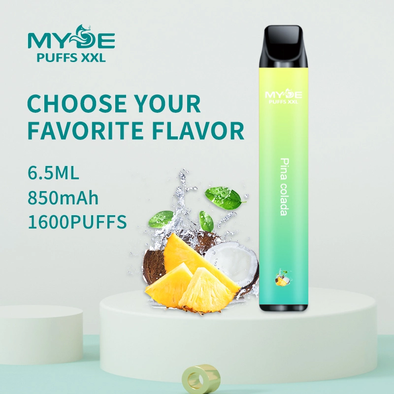 Myde sabores Fruity múltiples 0% 2% 5% nicotina desechable VAPE Pluma 1600 Puffs