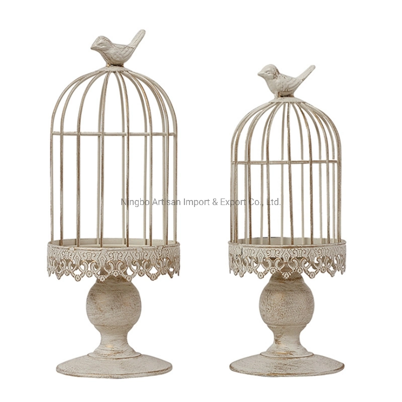 Stock China Manufacturer Iron Flower Potting Candle Holder