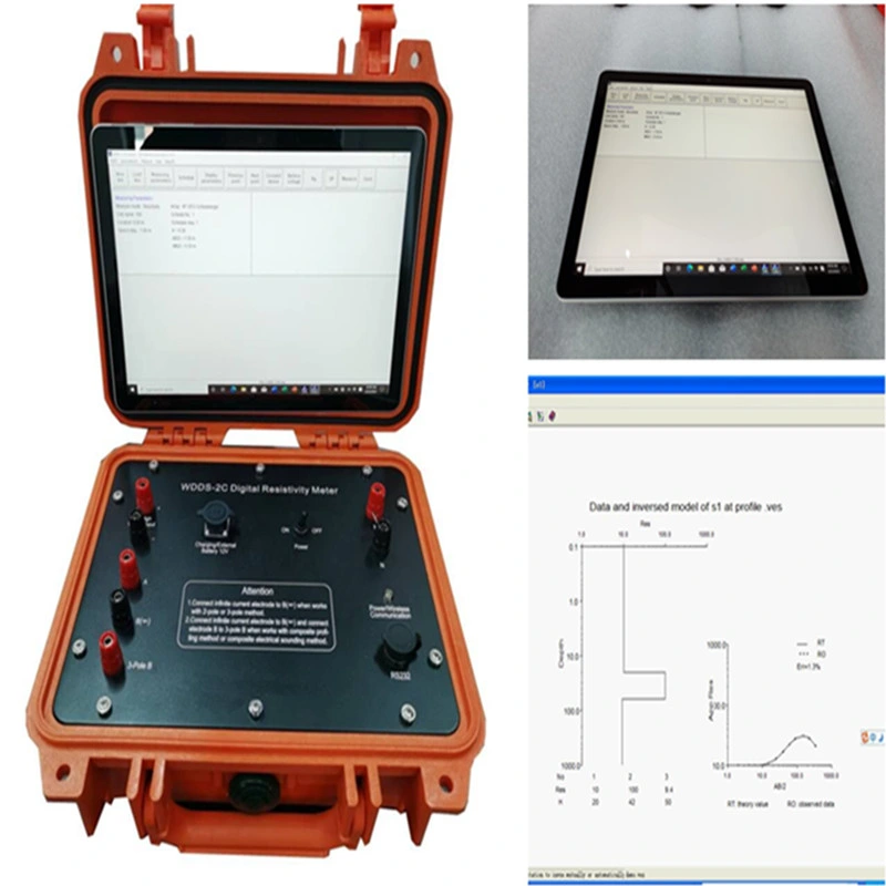 Geophysical Equipment Geophysics Surveying Instrument Resistivity Meter for Underground Water Detector