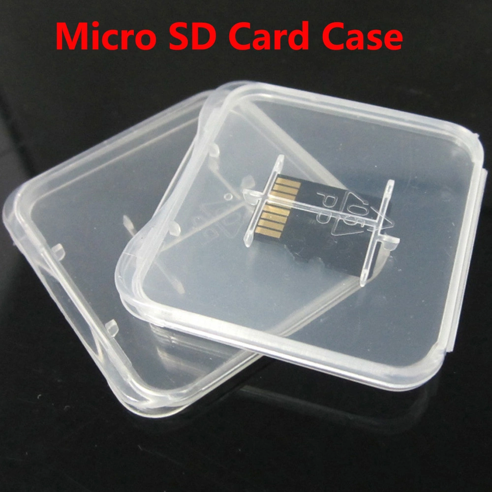 0.6 Cm Super Thin Plastic Memory Card Case for TF Micro SD Card