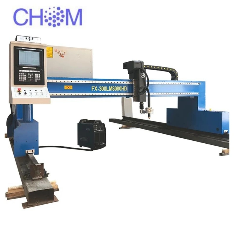 Láser de alta precisión de acero inoxidable aluminio CNC Máquina de corte con soplete de plasma