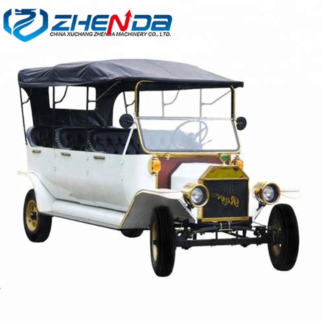 New White Fashionable Classic Car/Customized Golf Cart/Special Transportation Classic Car for Sale