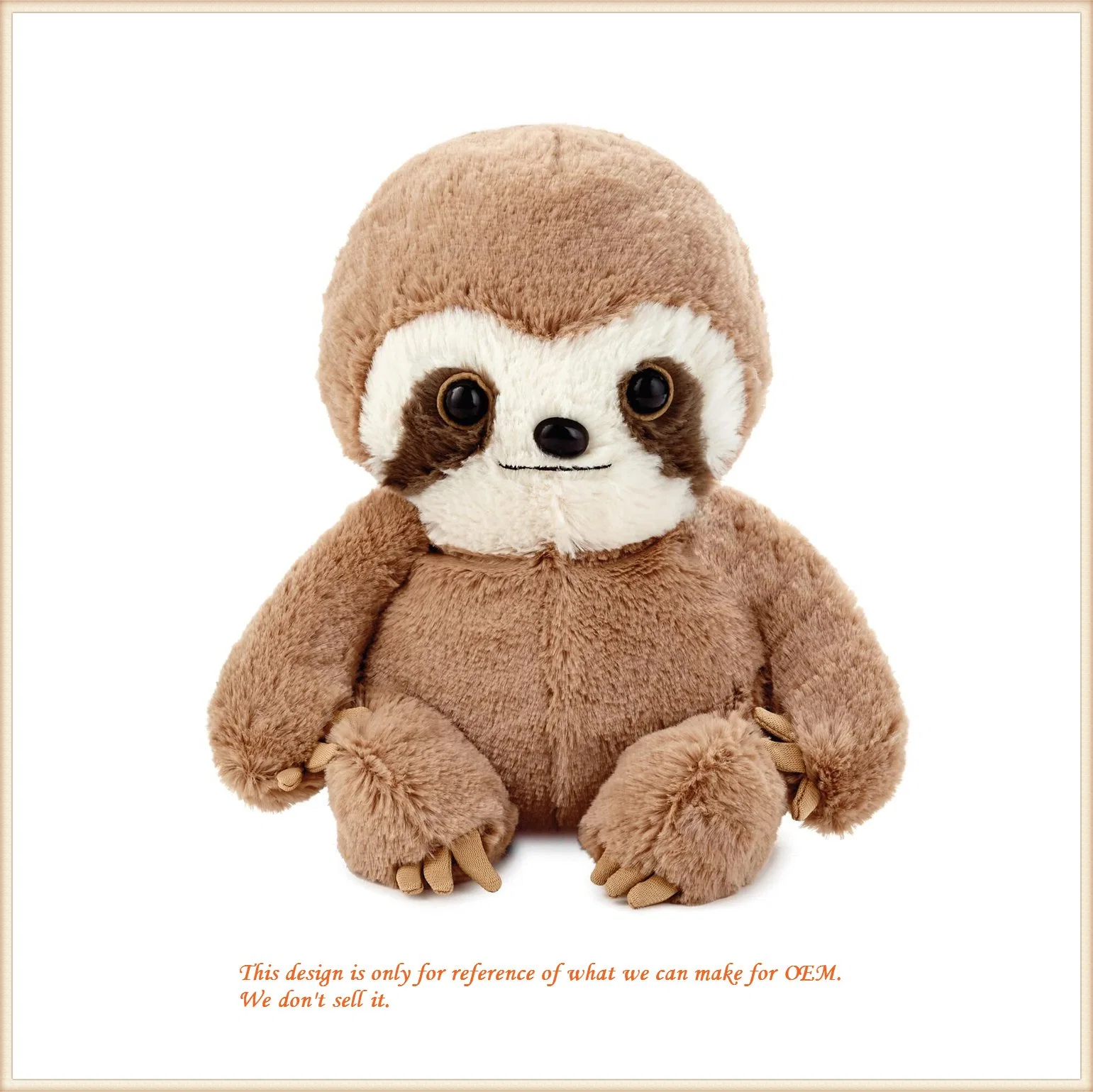 Cute Sloth Plushie Fluffy Toys Shaggy Animals Dolls