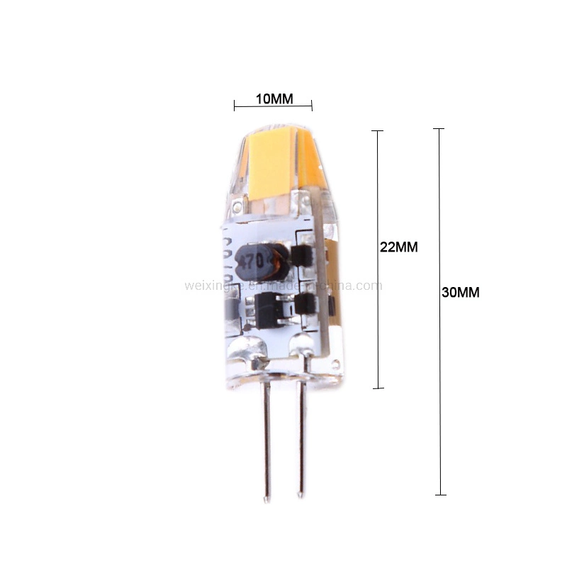 Gran cantidad de lúmenes de tamaño mini 12V G4/G9 Mini LED Lámpara de maíz de 1,5 W Bombilla LED de la COB lámpara de araña de luces colgantes