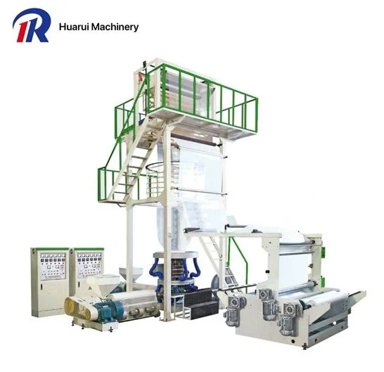 Auto High Speed HDPE LDPE LLDPE PE Single Layer Two Three Layer Multilayer Layer Rotary ABA Plastic Film Blowing Extruder Film Extrusion Blown Machine Price