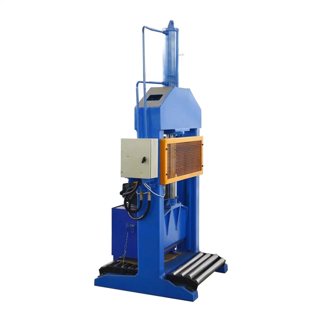 Single Knife Hydraulic Press Bale Cutter/Rubber Cutting Machine