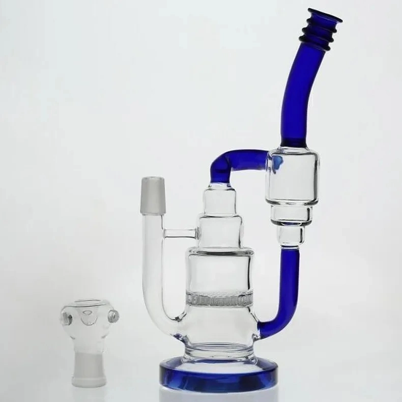 Real Images Glass with Bowl Joint Size 144mm 22cm Tall Hollow Tire Perc Oil Rigs Hookahs Smoking Water Pipes