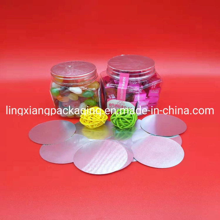 Plastic Cup Seal Aluminum Foil Cover Used for Food Jelly/Candy Cover Seal Induction Liner/Glass Bottle Induction Cap Seal Liner