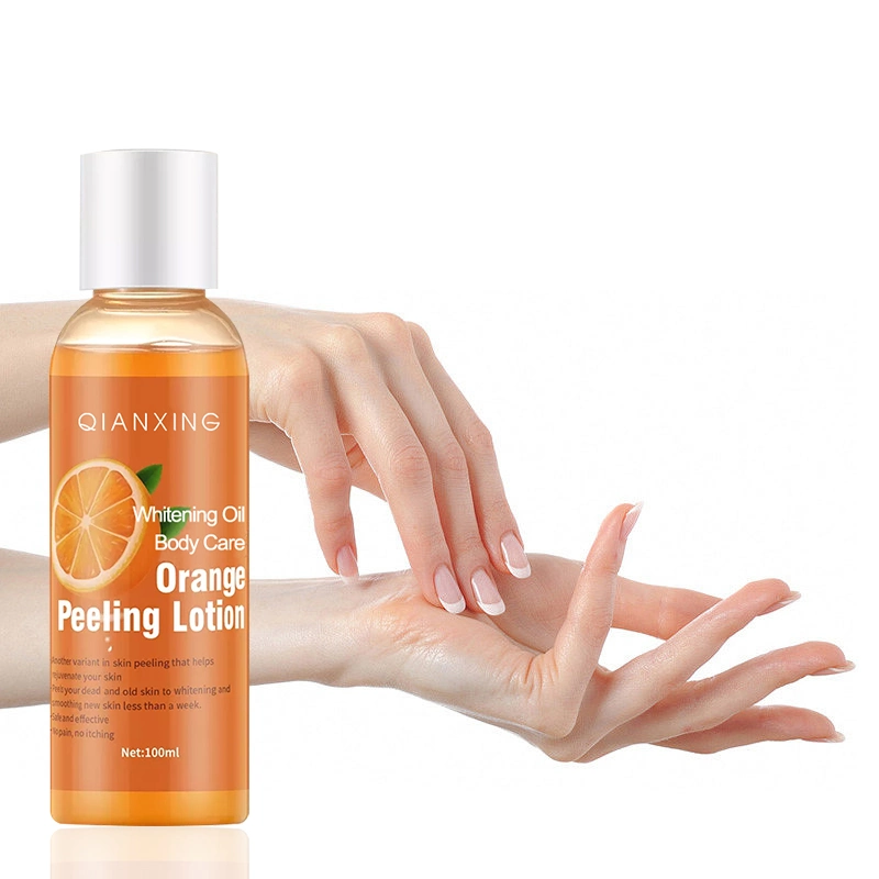 Hot Style Orange Peeling Lotion Exfoliating Skin Whitening Lightening Body Lotion