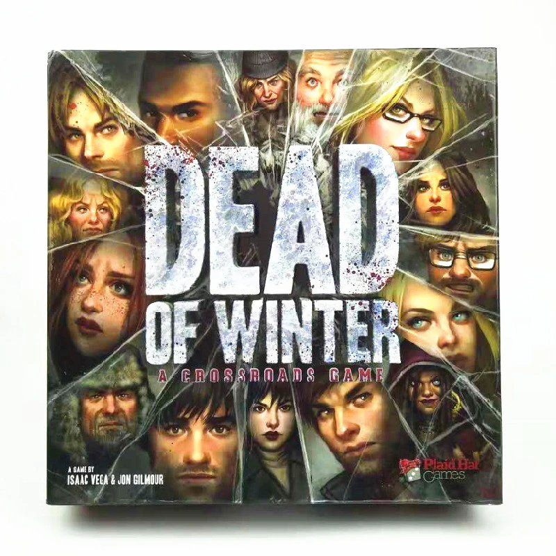 Versión en inglés de la tarjeta de Venta caliente muertos del invierno Zombie juego de mesa