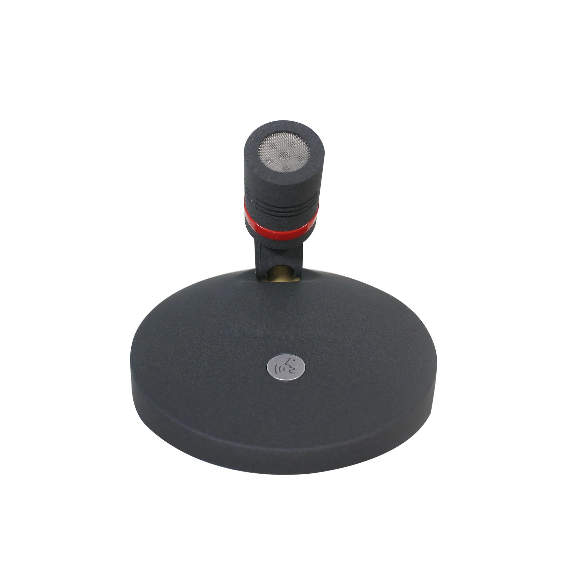 Aluminum Base Capacitive Microphone with Short Boom for Conference Meeting Room Public Speech