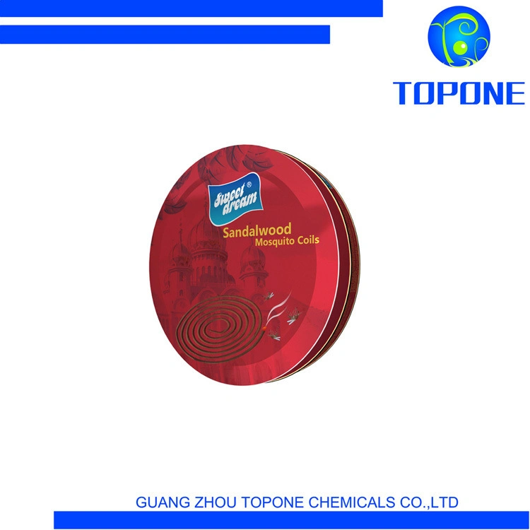 China Topone Marca Sandalwood 90 mm repelente de mosquitos bobina