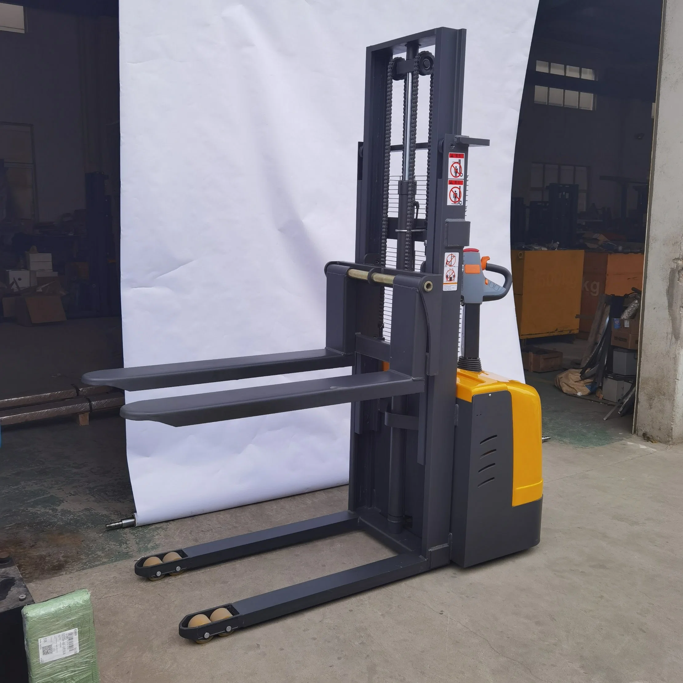 2.0ton 2000kg Material Handling Equipment Pallet Electric Loader with Battery Operation