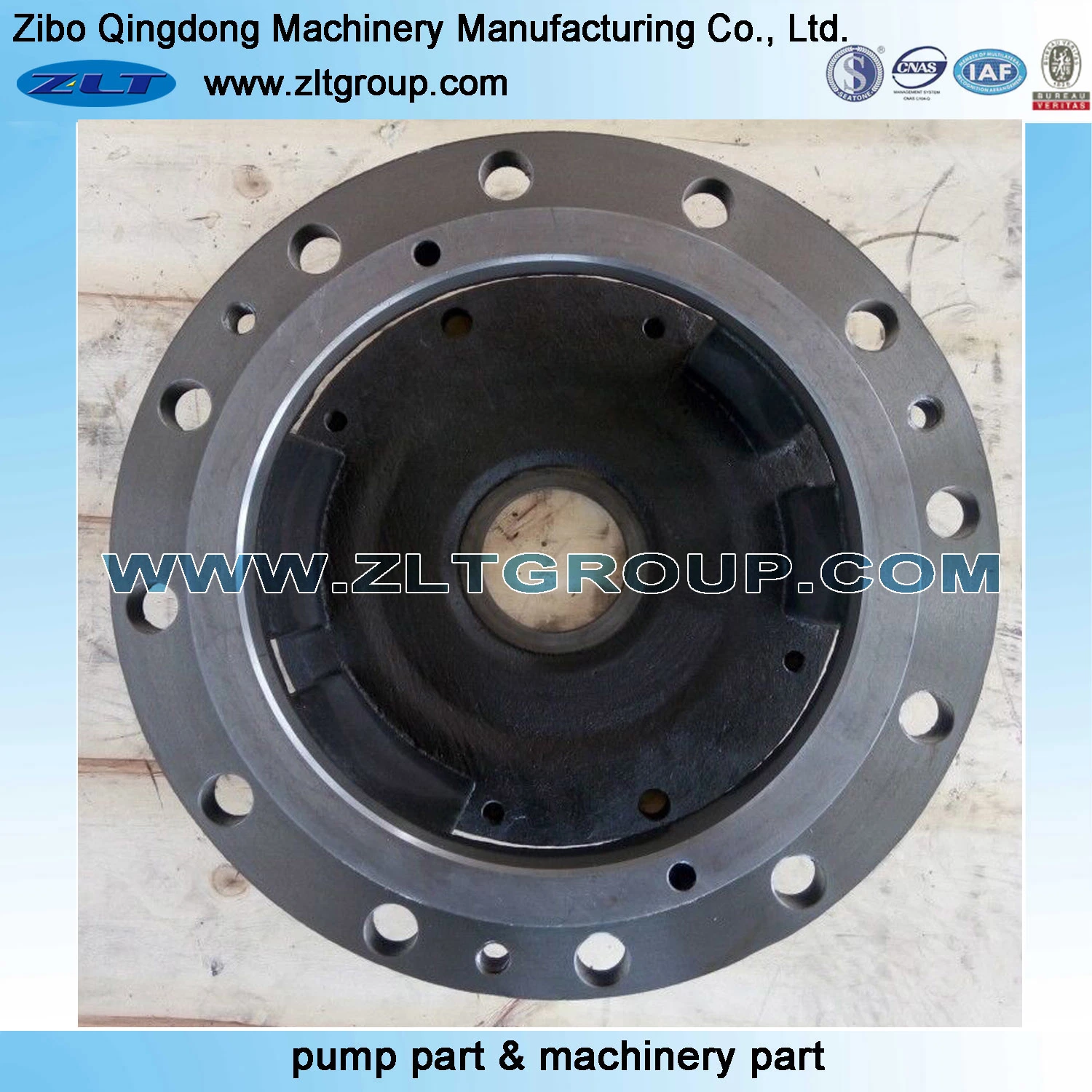 ANSI Chemical Process Zlt196 Pump Bearing Frame by Sand Casting in Ductile Iron