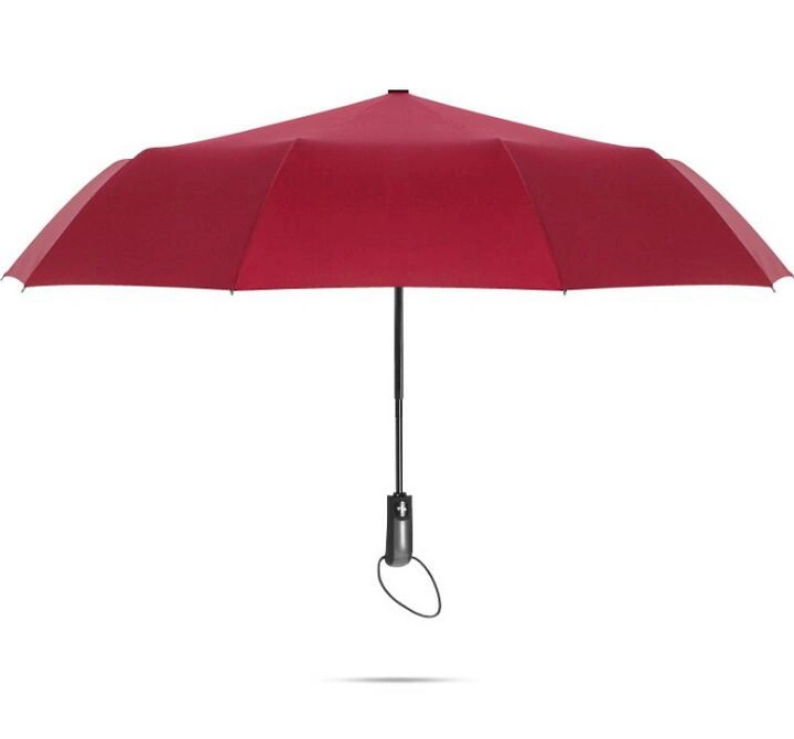 Full Automatic Ten Stick Double Tri-Folded Business Umbrella