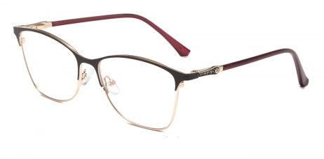 Full Rim Cat Eye Shape Frame Adjustable Nose Pad Elegant Retro Design Stock Women Optical Frames